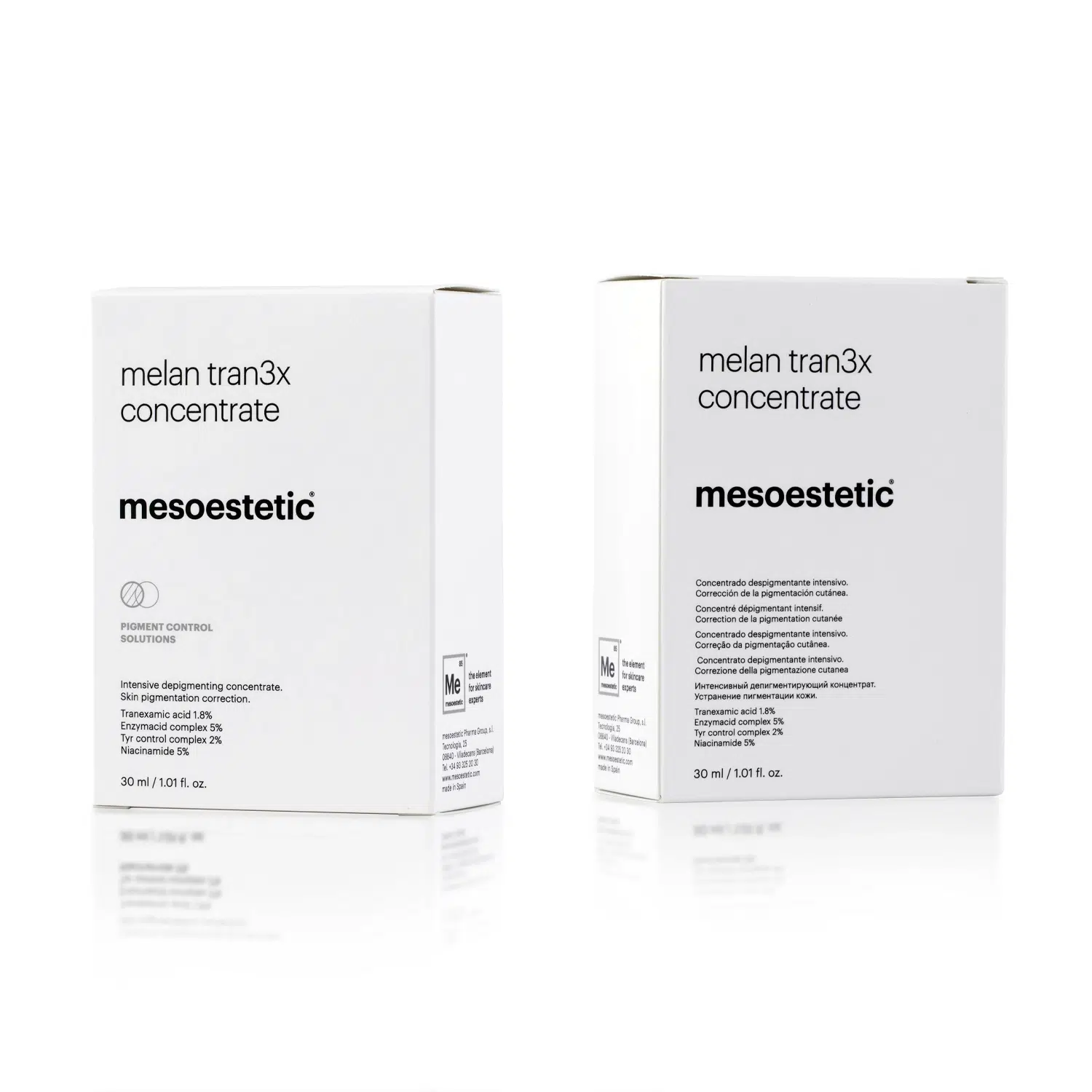 MESOESTETIC MELAN TRAN3X CONCENTRATE F&B