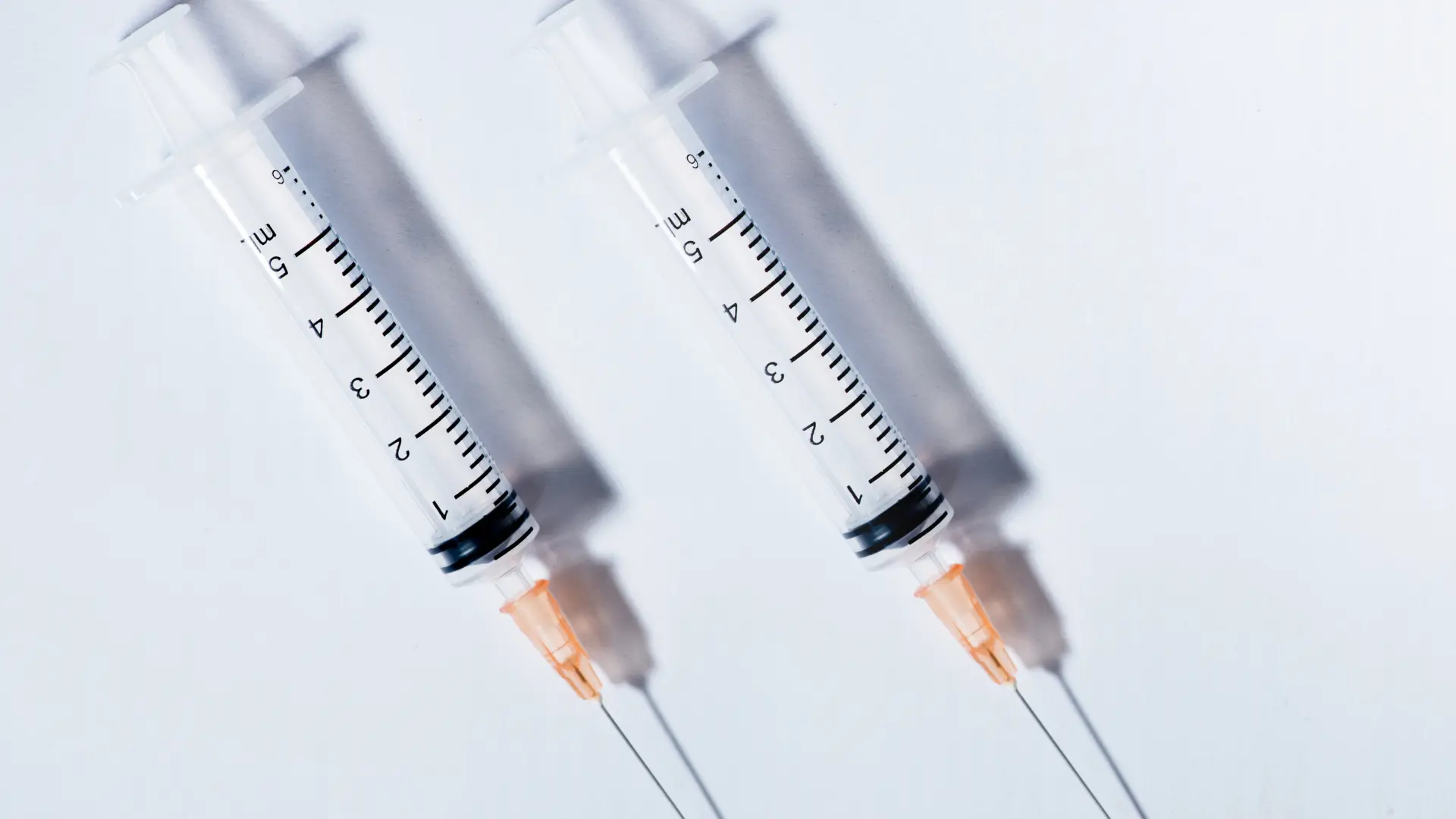 Two injections on a surface.