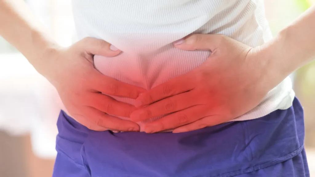 An individual dealing with inflammatory bowel disease.