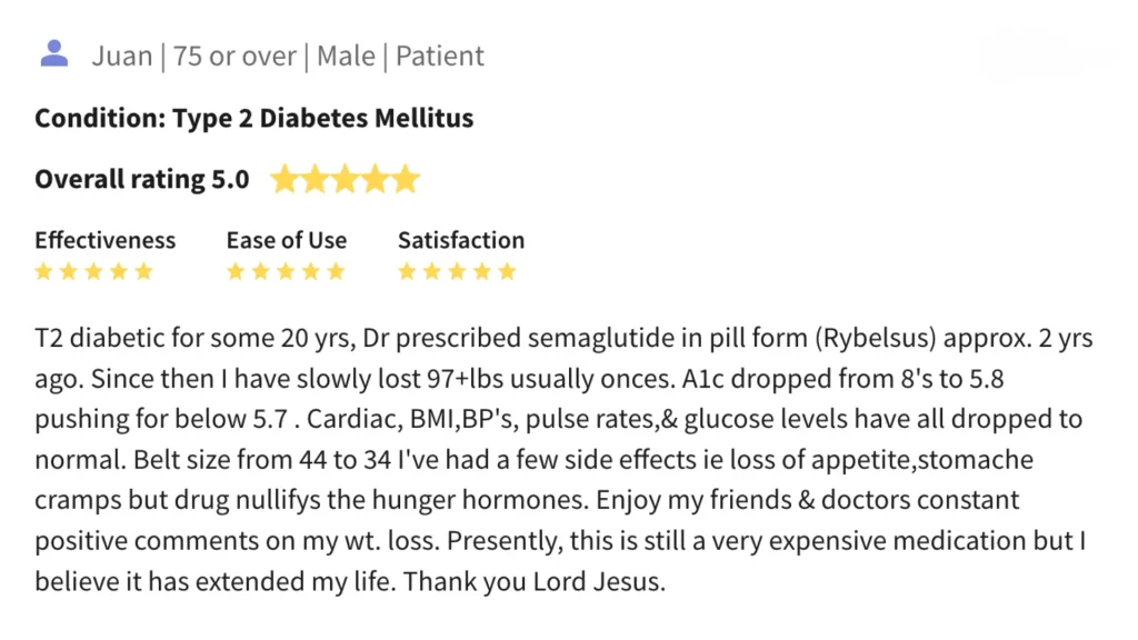 A patient dealing with type 2 diabetes sharing their Ozempic review, highlighting the efficacy of the treatment in improving blood sugar and weight management.