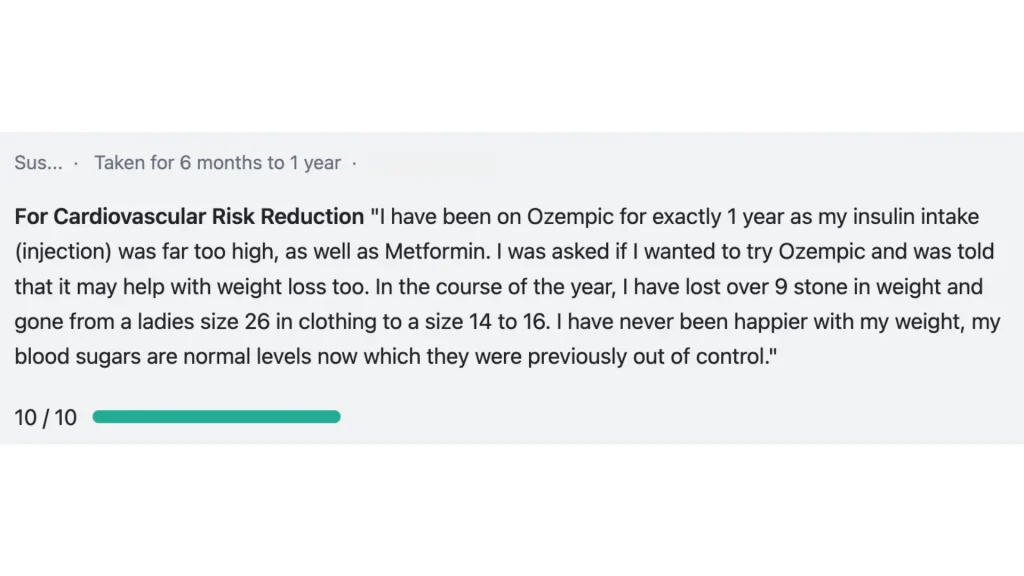 A type 2 diabetes patient with cardiovascular risk shares their Ozempic user experience with positive insights on the GLP-1 receptor agonist medication.