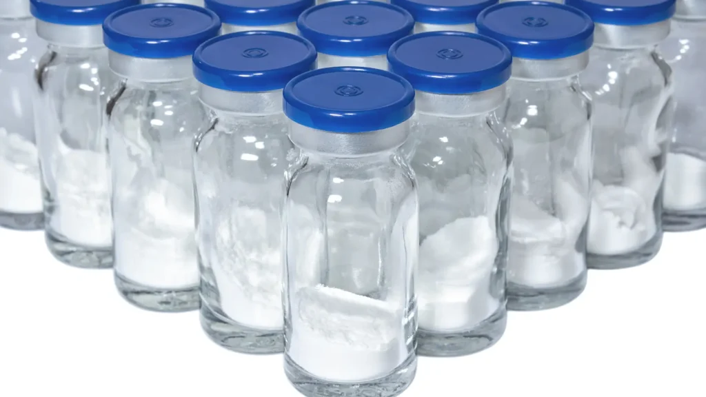 The Botulax storage guide includes each vial supplied in a powder.